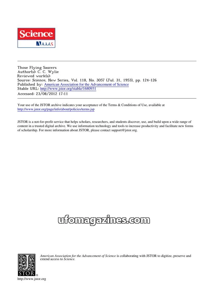Cover of American Association for the Advancement of Science issue 3057: Science