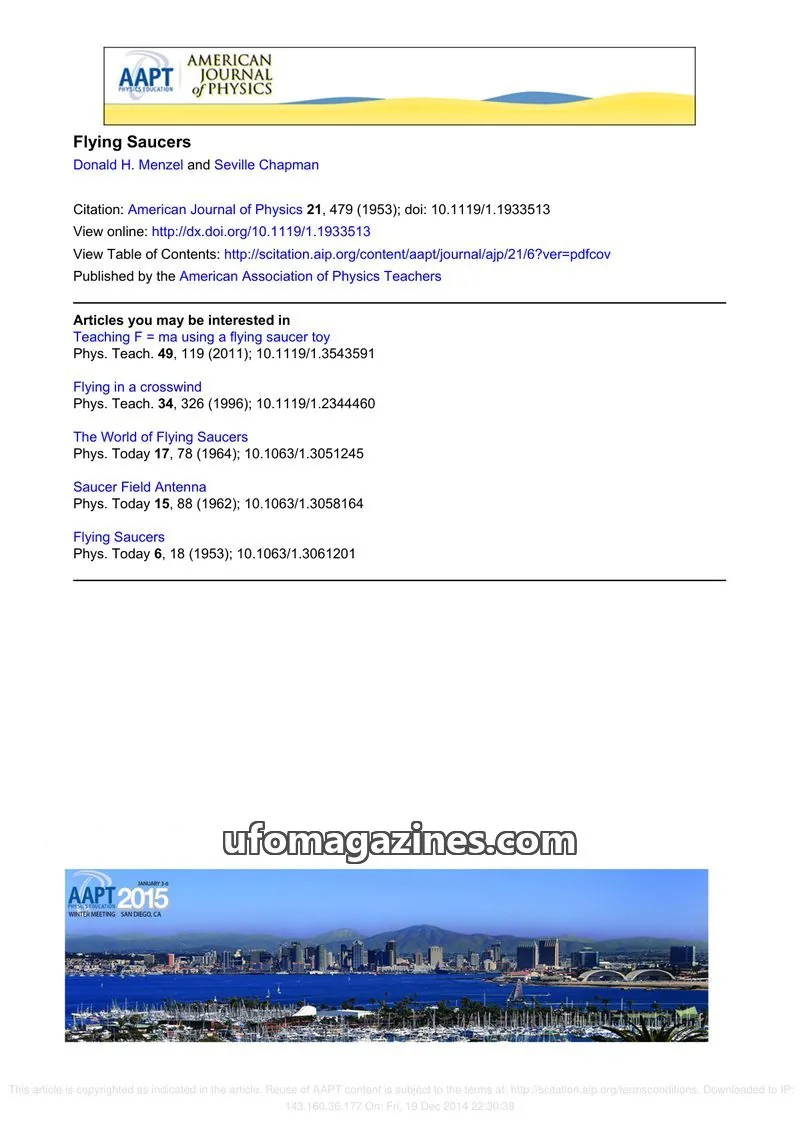Cover of American Association of Physics Teachers issue 6: American Journal of Physics