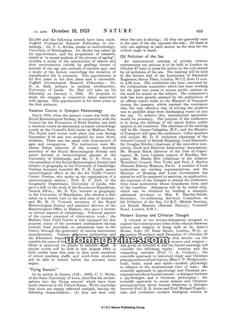 Cover of Nature Publishing Group issue 4380: NATURE