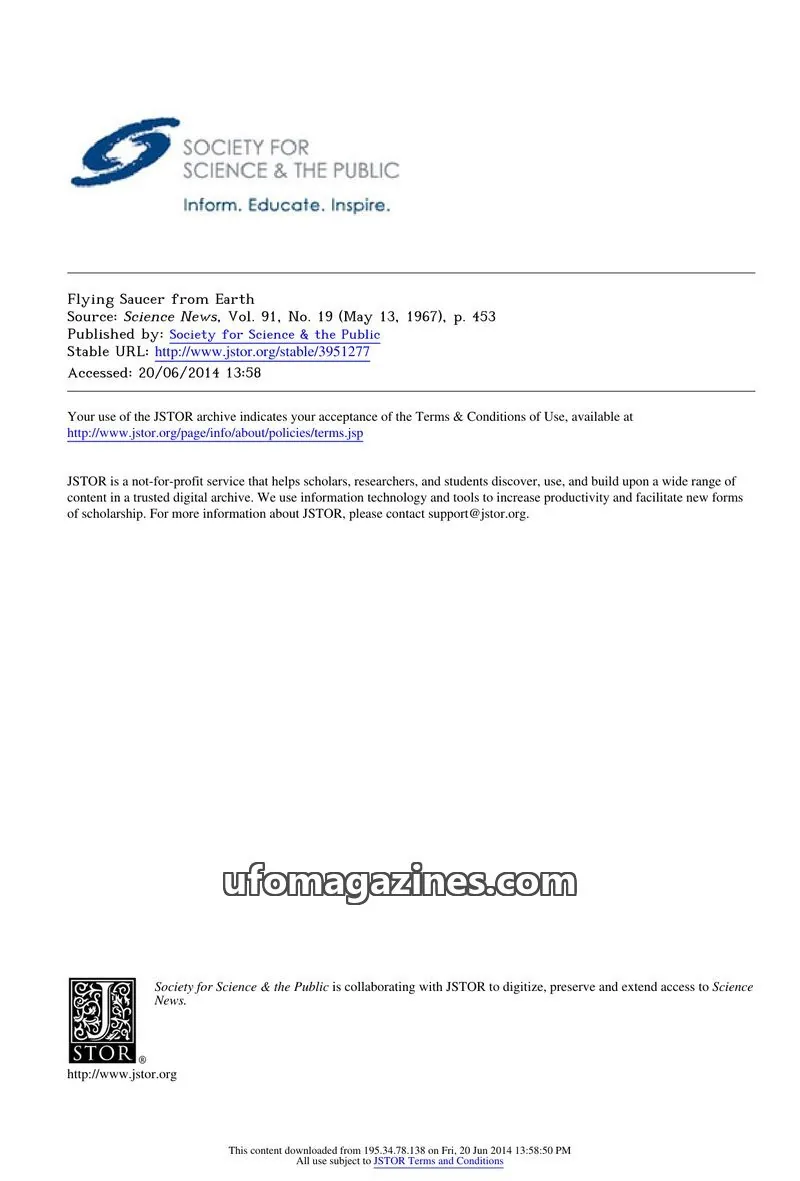Cover of Society for Science & the Public issue 19: Science News
