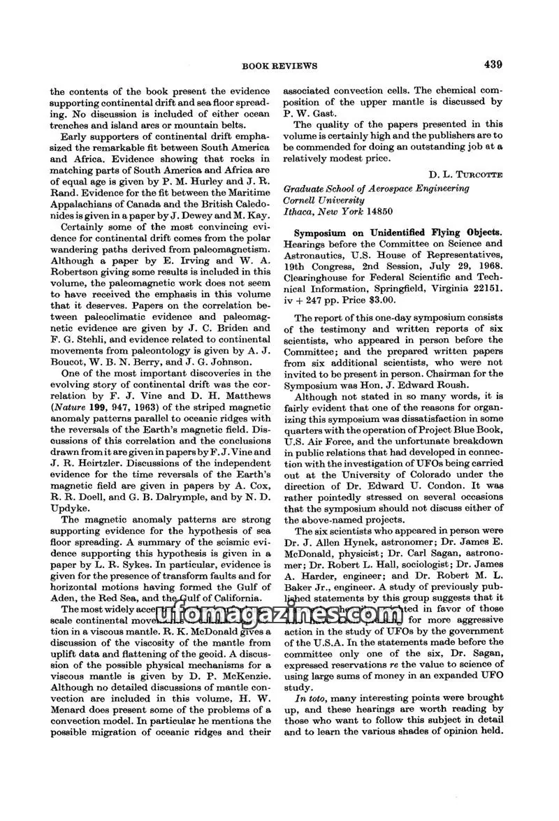 Cover of Scientific Journal Articles issue 439: BOOK REVIEWS