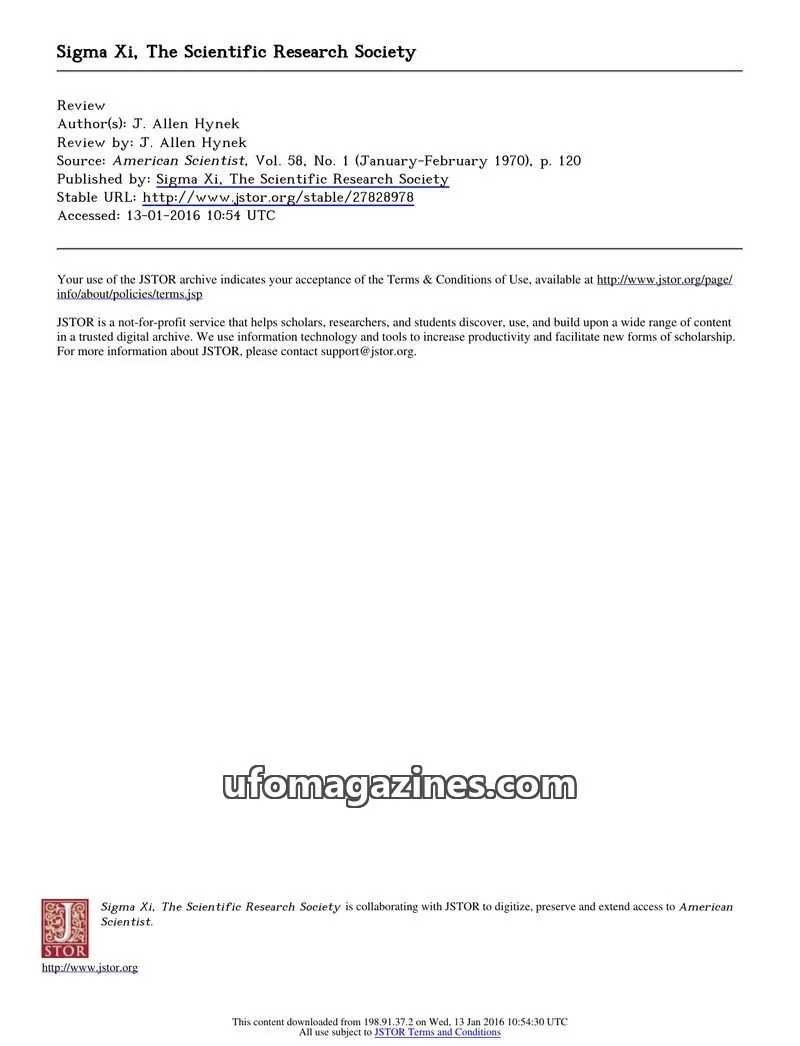Cover of Sigma Xi, The Scientific Research Society issue 1: American Scientist