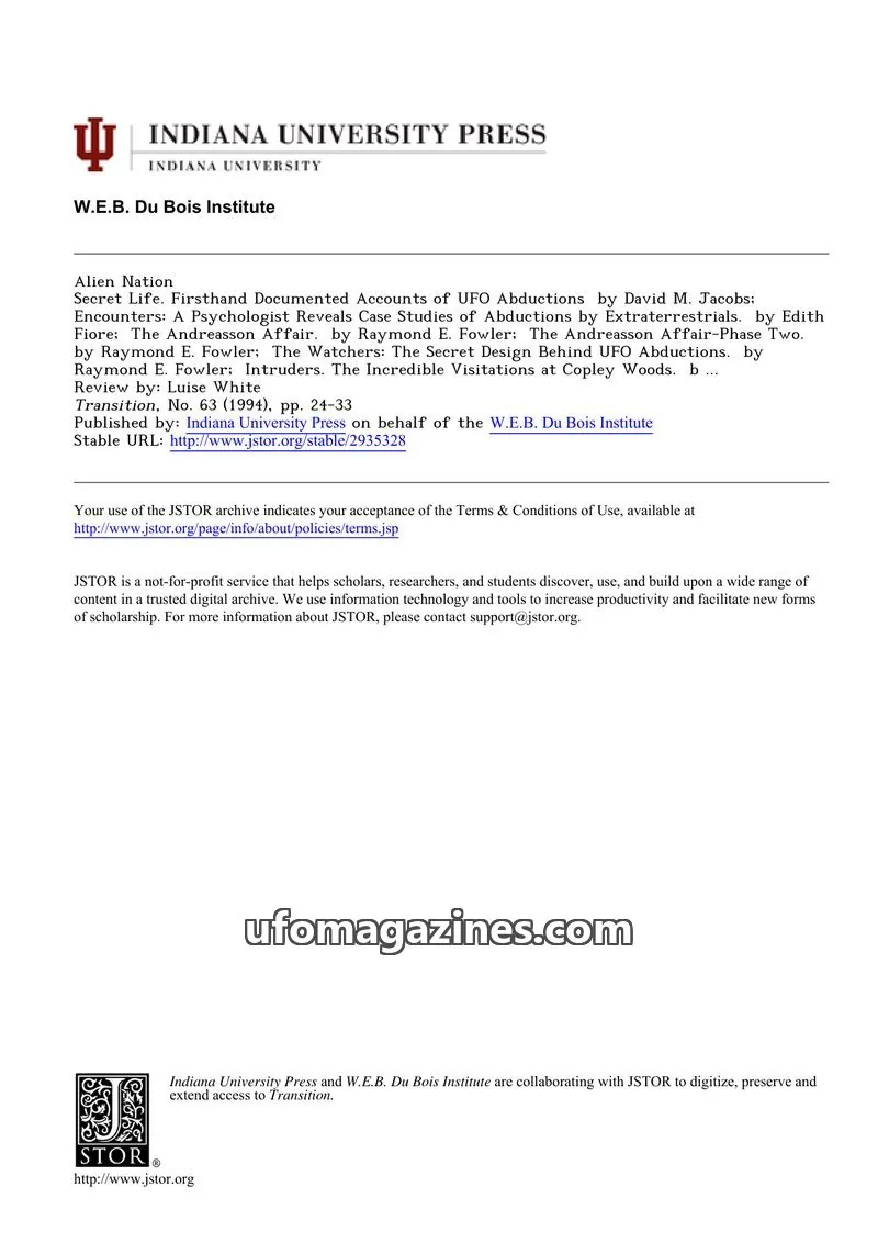 Cover of Indiana University Press issue 63: Transition