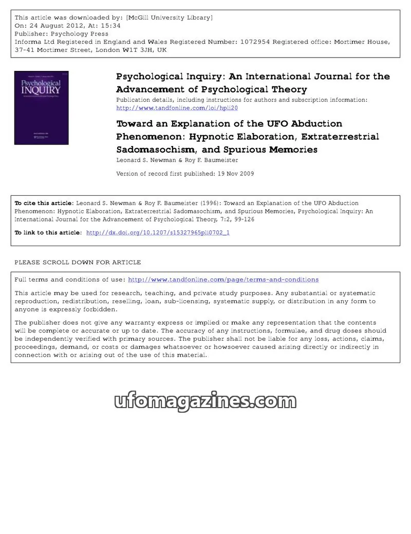 Cover of Psychology Press issue 7:2: Psychological Inquiry: An International Journal for the Advancement of Psychological Theory
