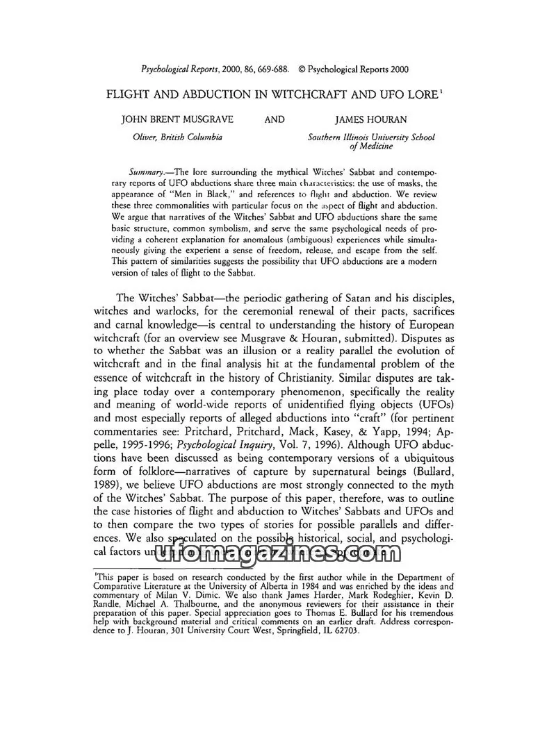 Cover of Scientific Journal Articles issue 86: Psychological Reports