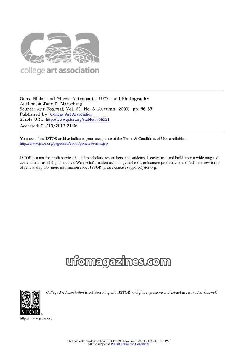 Cover of College Art Association issue 3: Art Journal