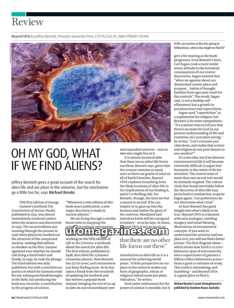 Cover of Scientific Journal Articles issue 2647: New Scientist