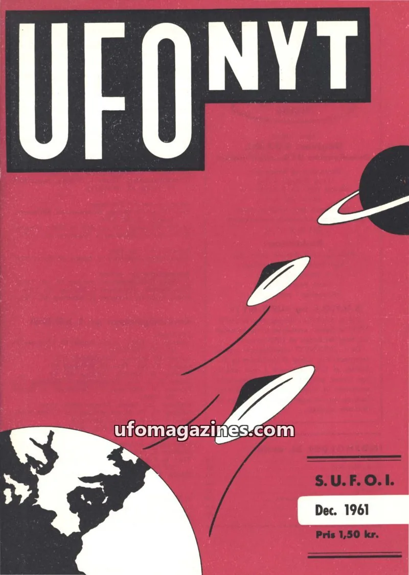 Cover of UFO Nyt (SUFOI) issue Dec. 1961: UFO NYT