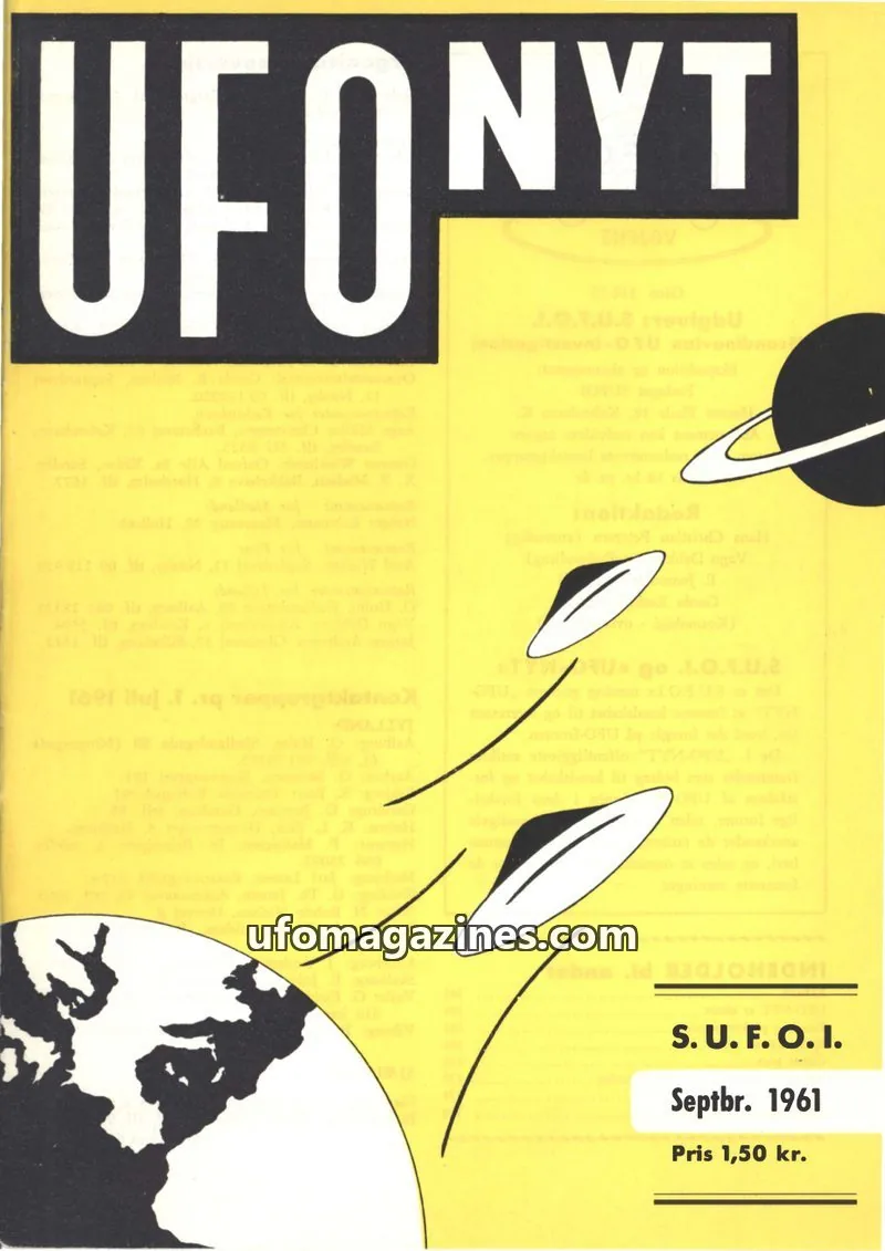Cover of UFO Nyt (SUFOI) issue 161: UFO-NYT