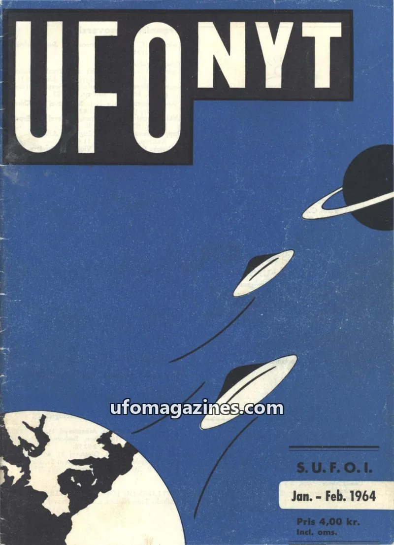 Cover of UFO Nyt (SUFOI) issue Jan. - Feb. 1964: UFONYT
