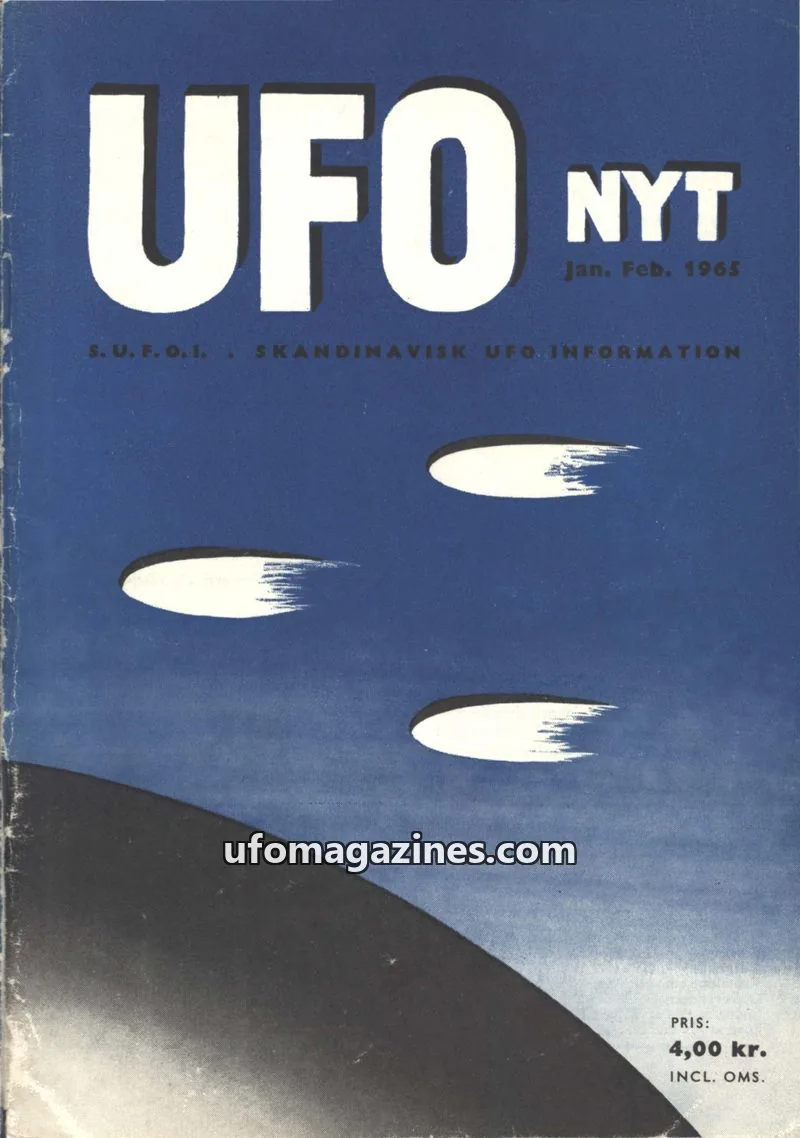 Cover of UFO Nyt (SUFOI) issue Jan. Feb. 1965: UFO NYT