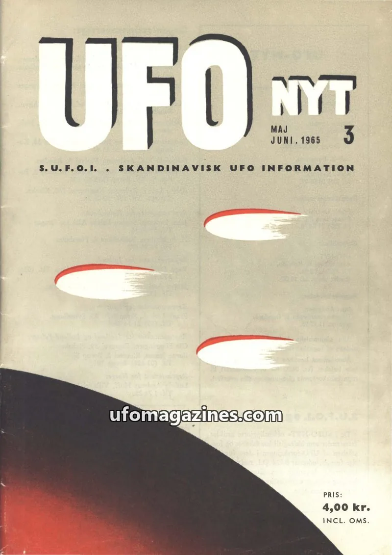 Cover of UFO Nyt (SUFOI) issue 3: UFO NYT