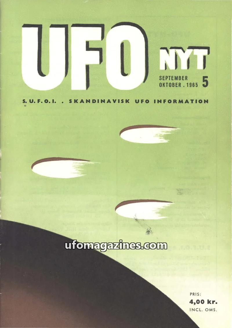 Cover of UFO Nyt (SUFOI) issue 5: UFO NYT