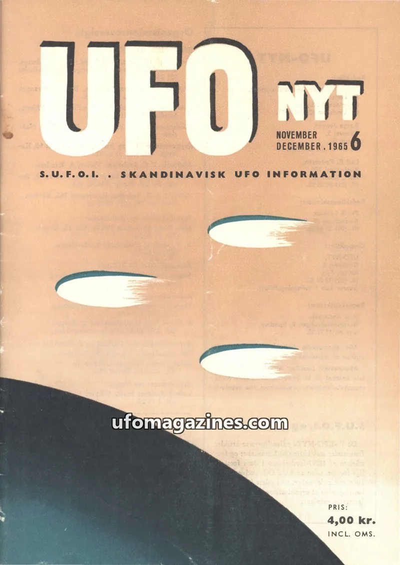 Cover of UFO Nyt (SUFOI) issue 6: UFO NYT