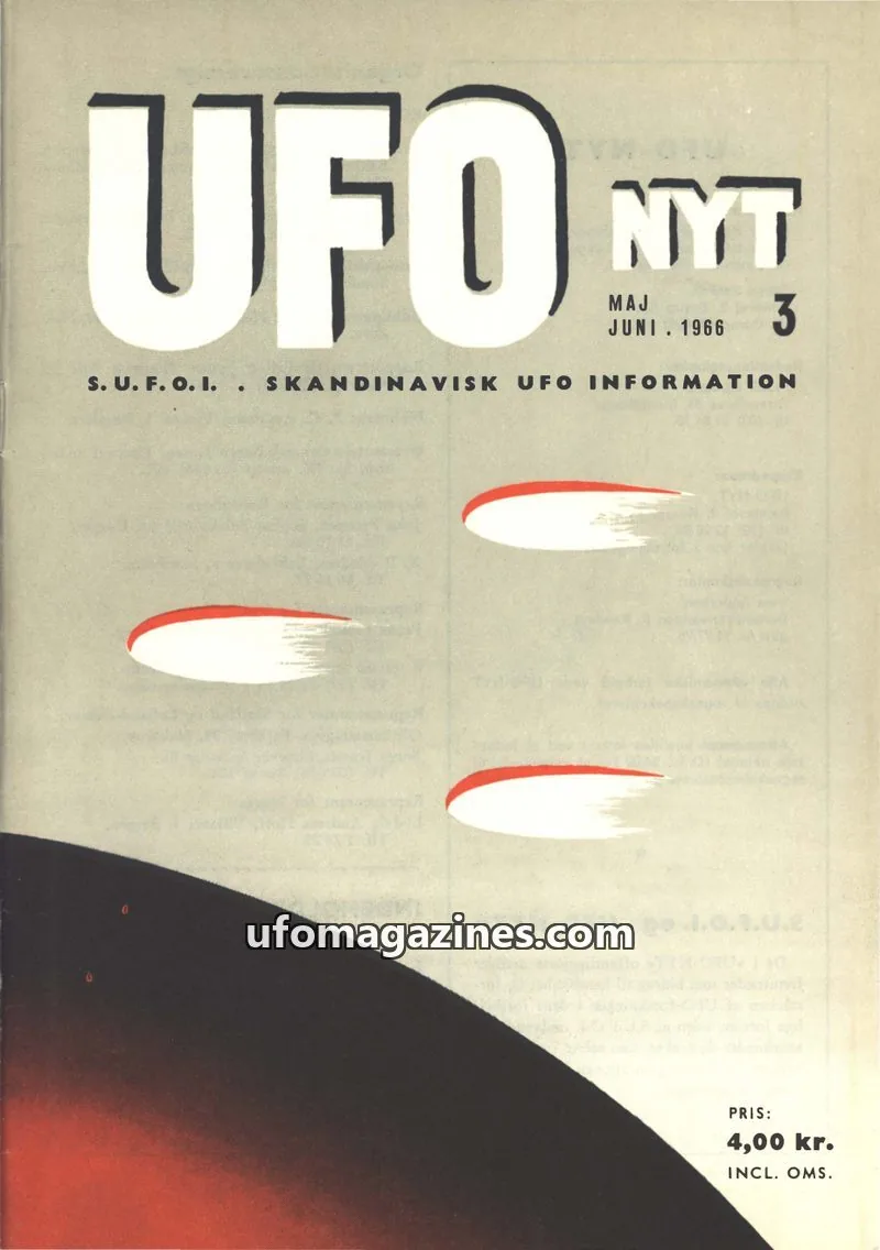 Cover of UFO Nyt (SUFOI) issue 3: UFO NYT