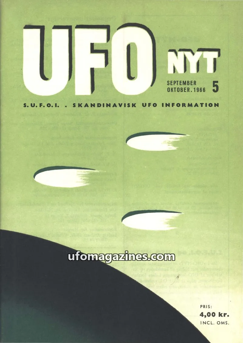 Cover of UFO Nyt (SUFOI) issue 5: UFO NYT