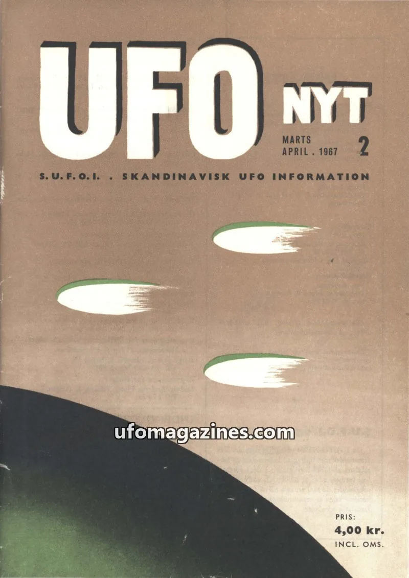 Cover of UFO Nyt (SUFOI) issue 2: UFO NYT