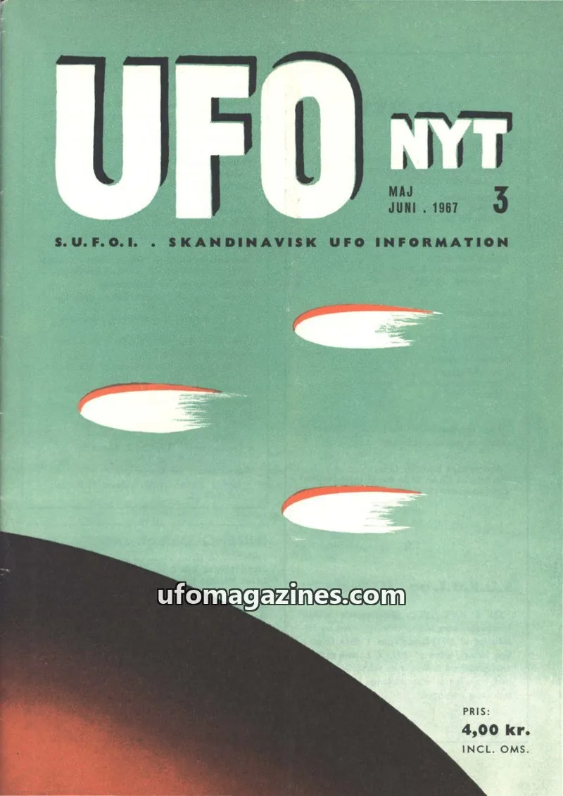 Cover of UFO Nyt (SUFOI) issue 3: UFO NYT