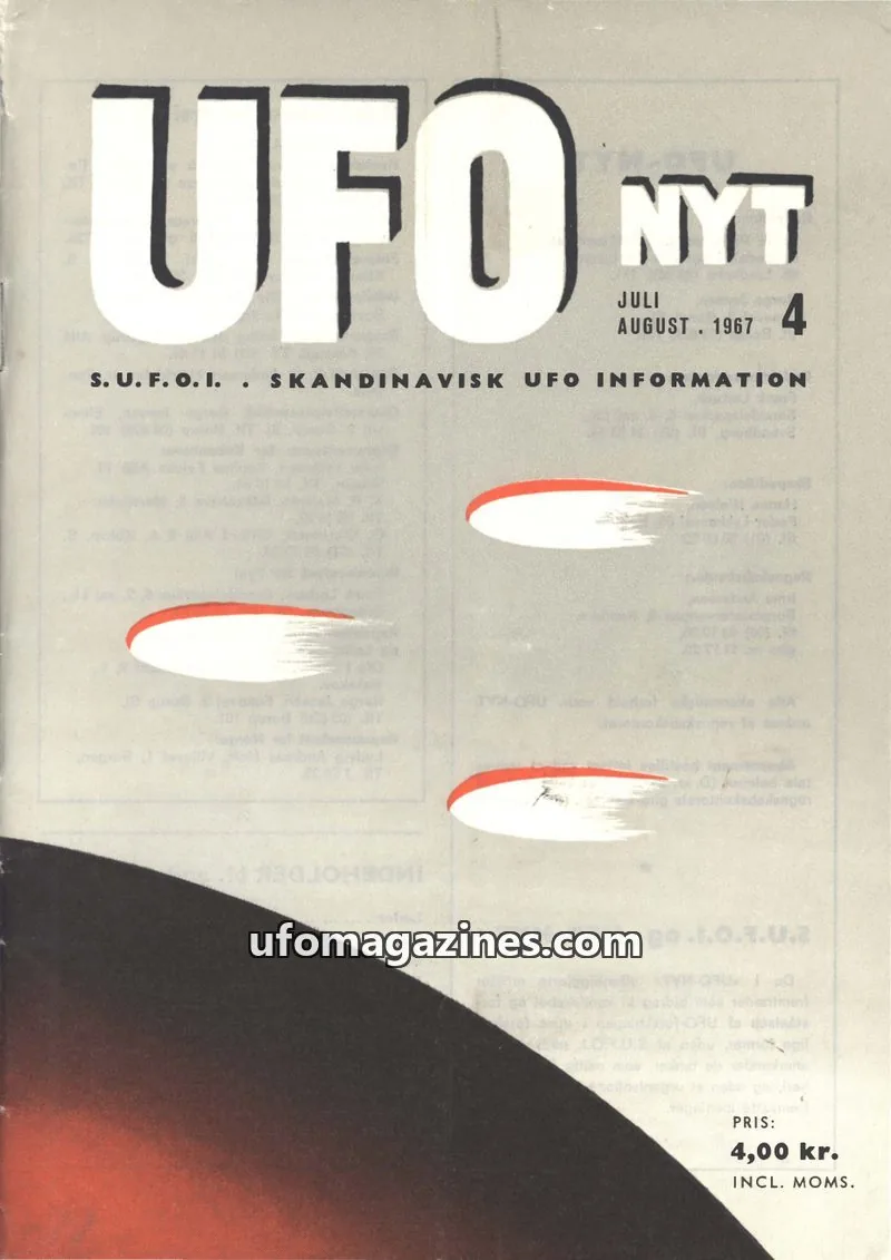 Cover of UFO Nyt (SUFOI) issue 4: UFO NYT