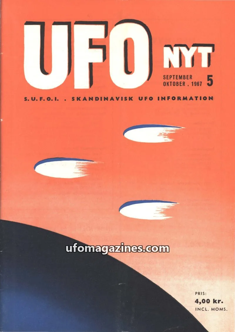Cover of UFO Nyt (SUFOI) issue 5: UFO NYT