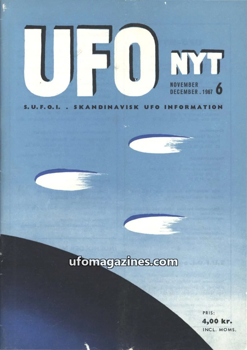 Cover of UFO Nyt (SUFOI) issue 6: UFO NYT