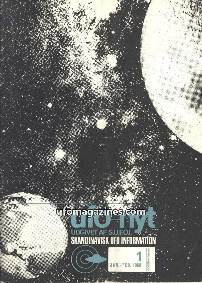Cover of UFO Nyt (SUFOI) issue 1: UFO nyt