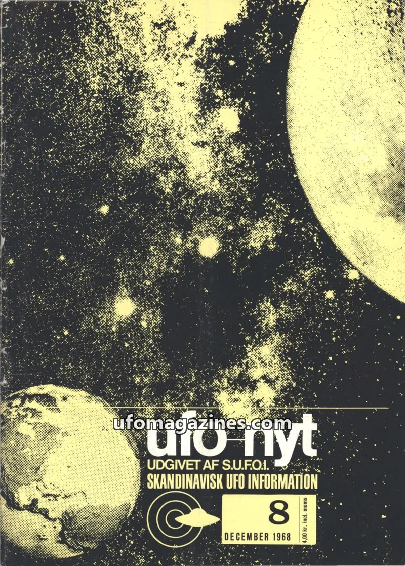 Cover of UFO Nyt (SUFOI) issue 8: ufo nyt