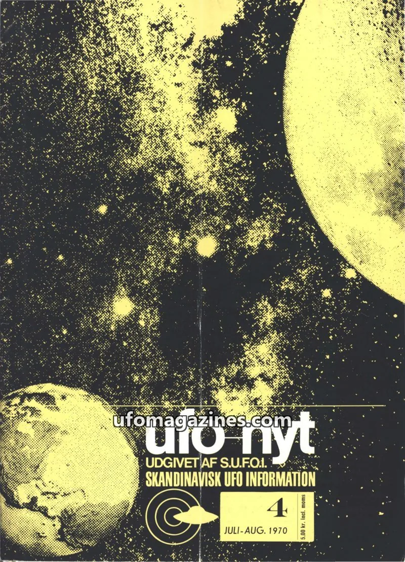 Cover of UFO Nyt (SUFOI) issue 4: ufo nyt