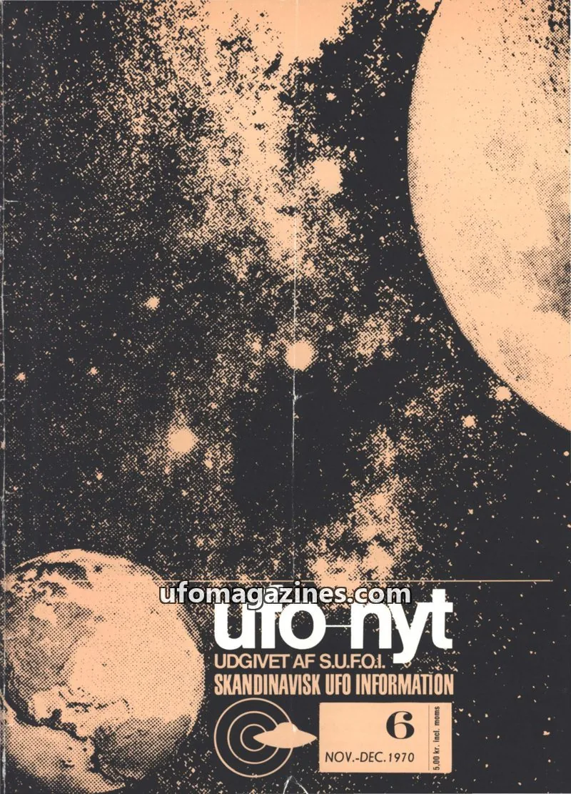 Cover of UFO Nyt (SUFOI) issue 6: ufo nyt