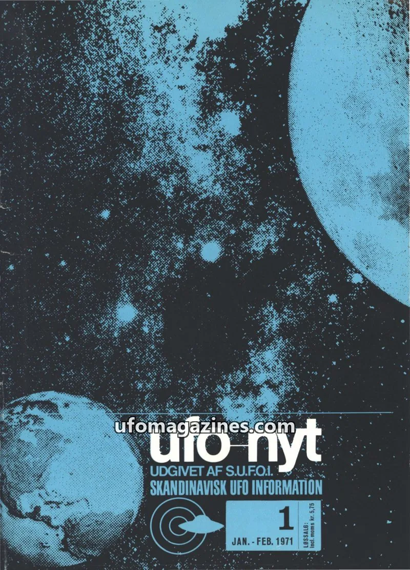 Cover of UFO Nyt (SUFOI) issue 1: UFO NYT
