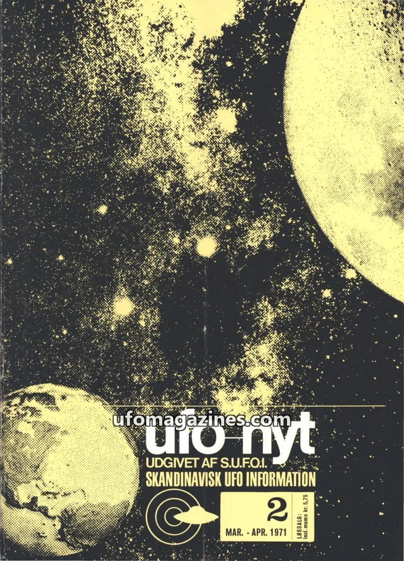 Cover of UFO Nyt (SUFOI) issue 2: ufo nyt