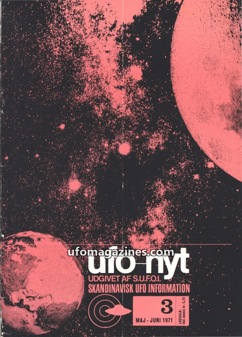 Cover of UFO Nyt (SUFOI) issue 3: ufo nyt