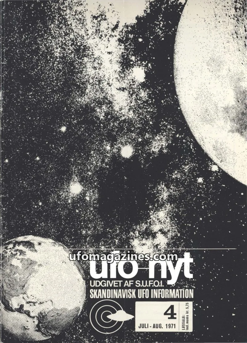 Cover of UFO Nyt (SUFOI) issue 4: ufo nyt