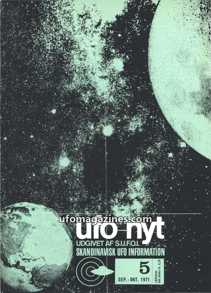 Cover of UFO Nyt (SUFOI) issue 5: ufo nyt