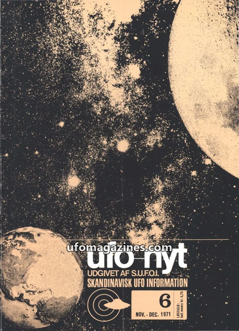 Cover of UFO Nyt (SUFOI) issue 6: ufo nyt