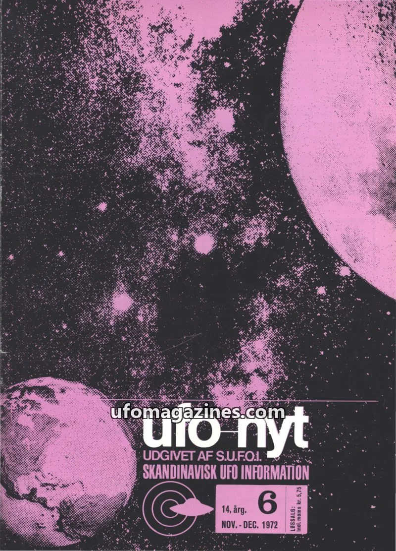 Cover of UFO Nyt (SUFOI) issue 6: ufo nyt