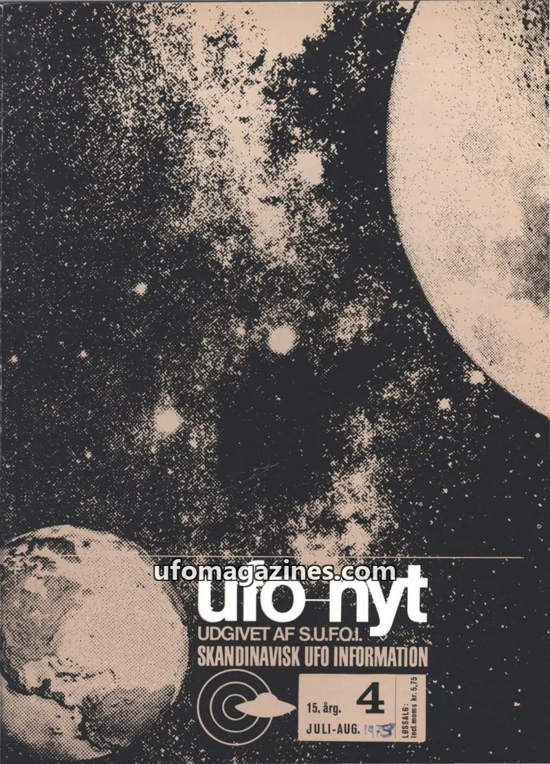 Cover of UFO Nyt (SUFOI) issue 4: ufo nyt