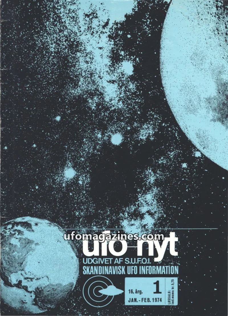 Cover of UFO Nyt (SUFOI) issue 1: ufo nyt