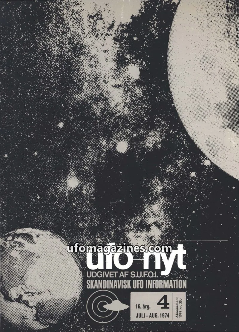 Cover of UFO Nyt (SUFOI) issue 4: ufo nyt