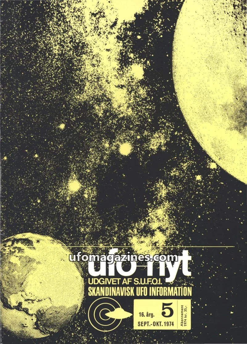 Cover of UFO Nyt (SUFOI) issue 5: ufo nyt