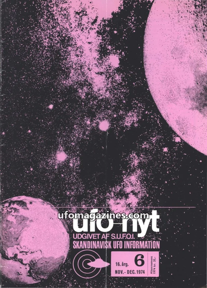 Cover of UFO Nyt (SUFOI) issue 6: UFO NYT