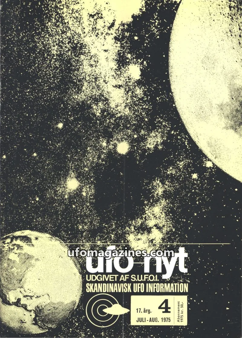Cover of UFO Nyt (SUFOI) issue 4: ufo nyt