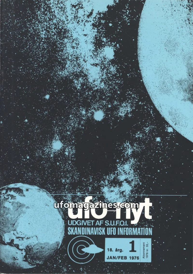 Cover of UFO Nyt (SUFOI) issue 1: ufo nyt