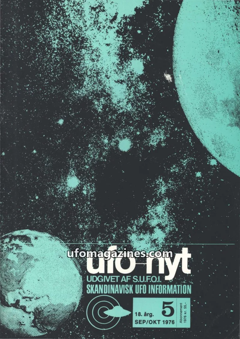 Cover of UFO Nyt (SUFOI) issue 5: ufo nyt