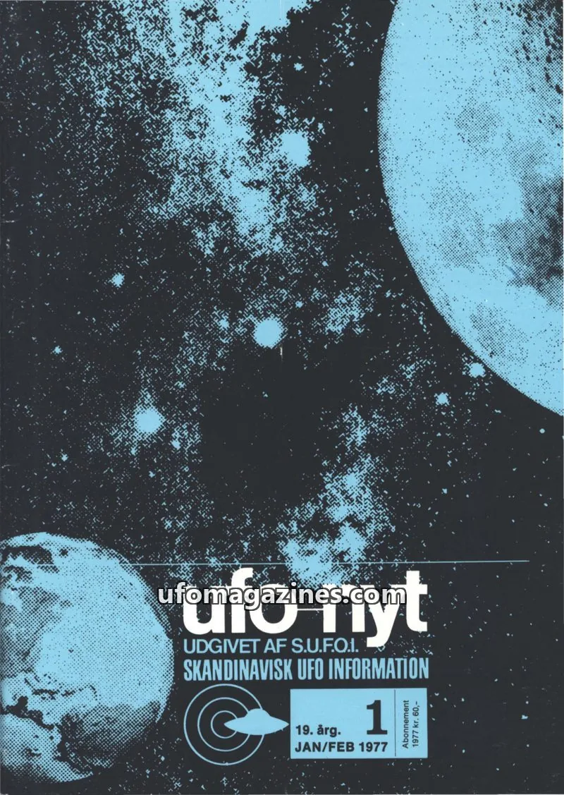Cover of UFO Nyt (SUFOI) issue 1: ufo nyt