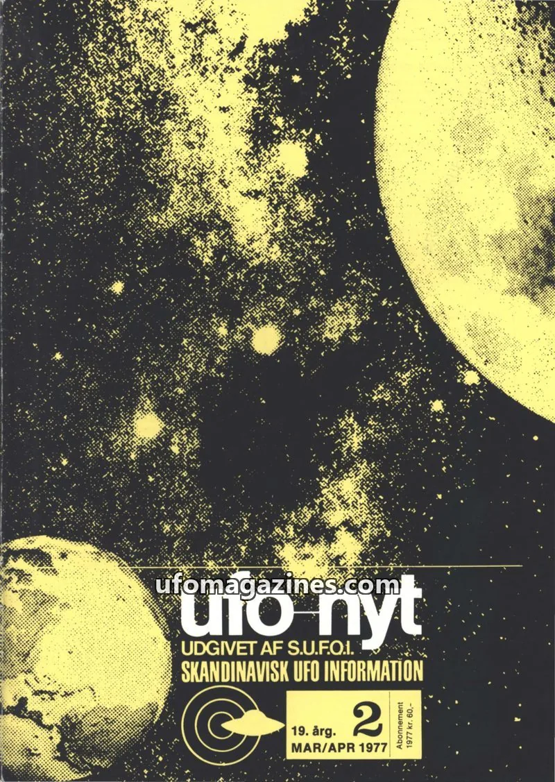 Cover of UFO Nyt (SUFOI) issue 2: ufo nyt