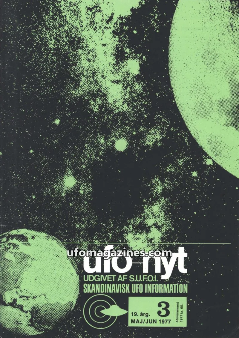 Cover of UFO Nyt (SUFOI) issue 3: ufo nyt