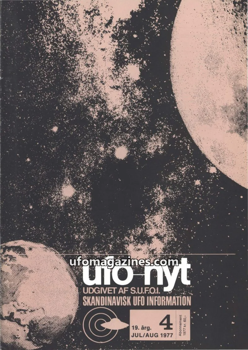 Cover of UFO Nyt (SUFOI) issue 4: UFO nyt