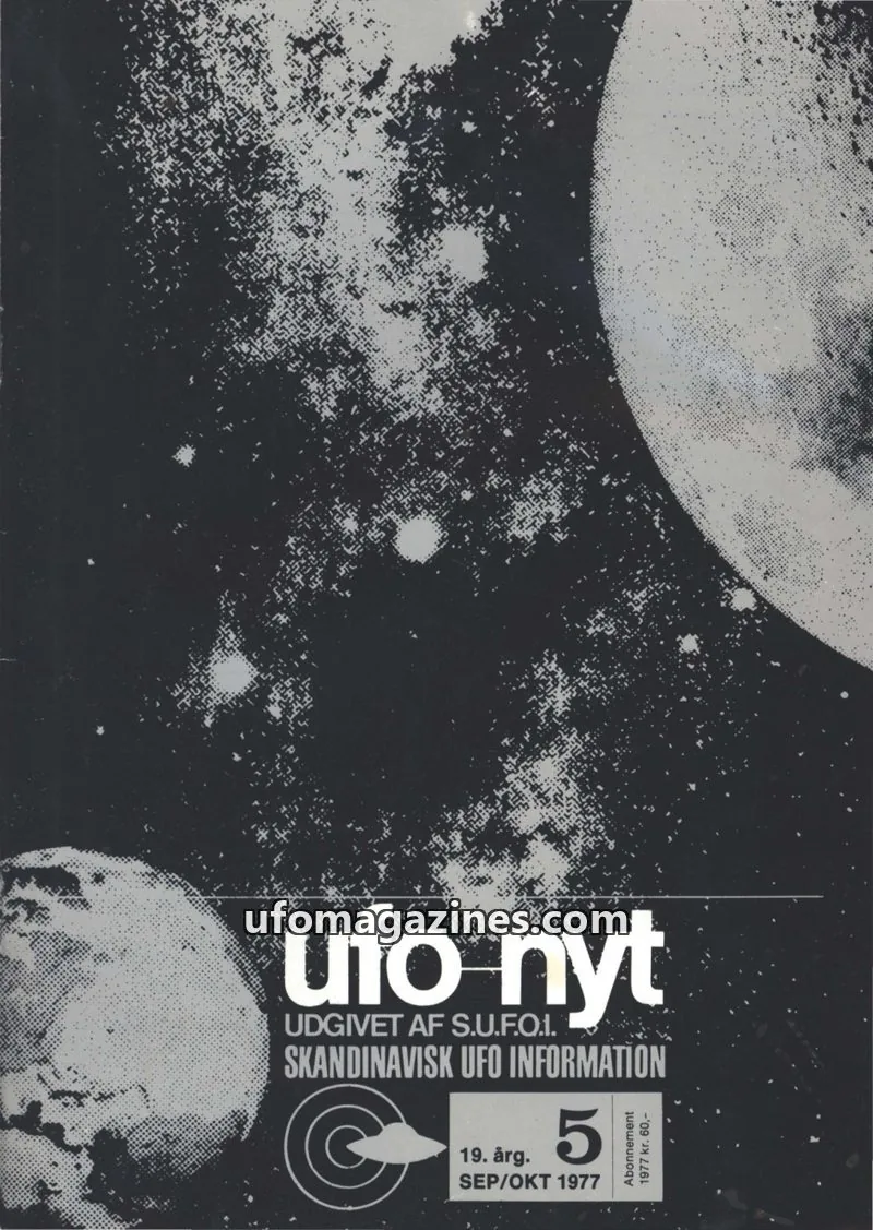 Cover of UFO Nyt (SUFOI) issue 5: ufo nyt