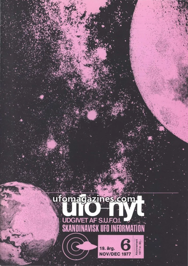 Cover of UFO Nyt (SUFOI) issue 6: ufo nyt